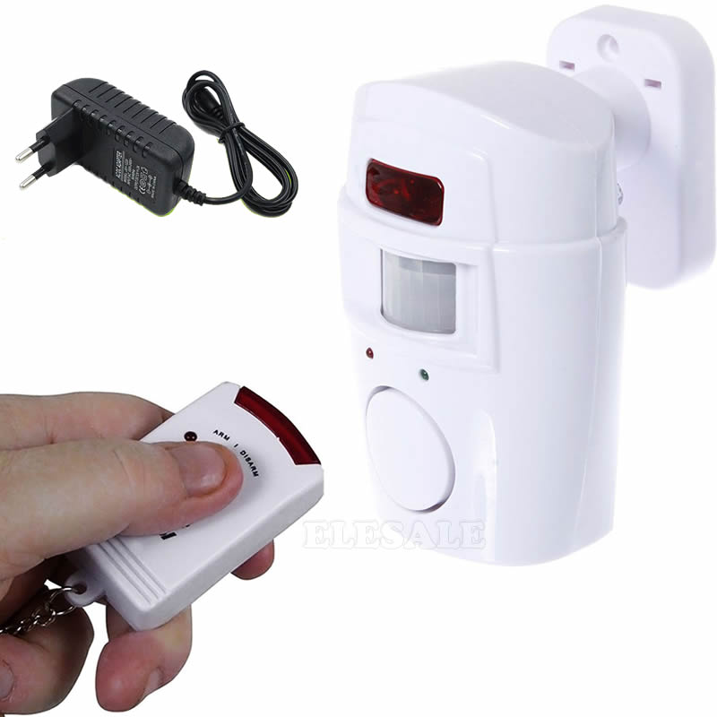 Home Security Yard Sign - Draadloos PIR-bewegingssensor Detector Alarm met 2