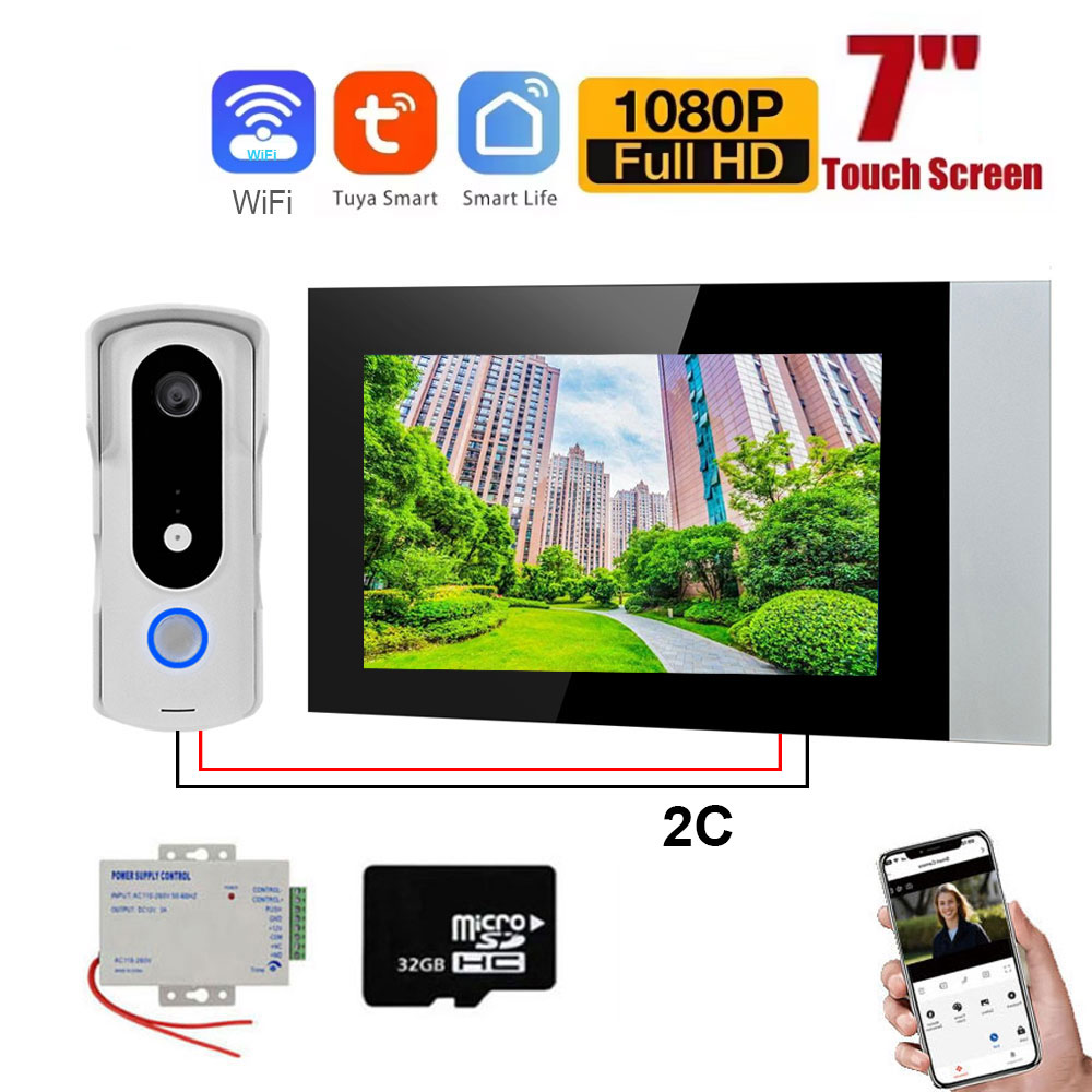 Home Security Cameras Uk - 2 Draad Smart Home Tuya Wifi