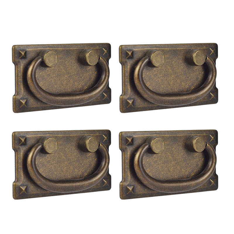 Home Security Tapo - 4 Stuks Vintage Antieke Bronzen Lade