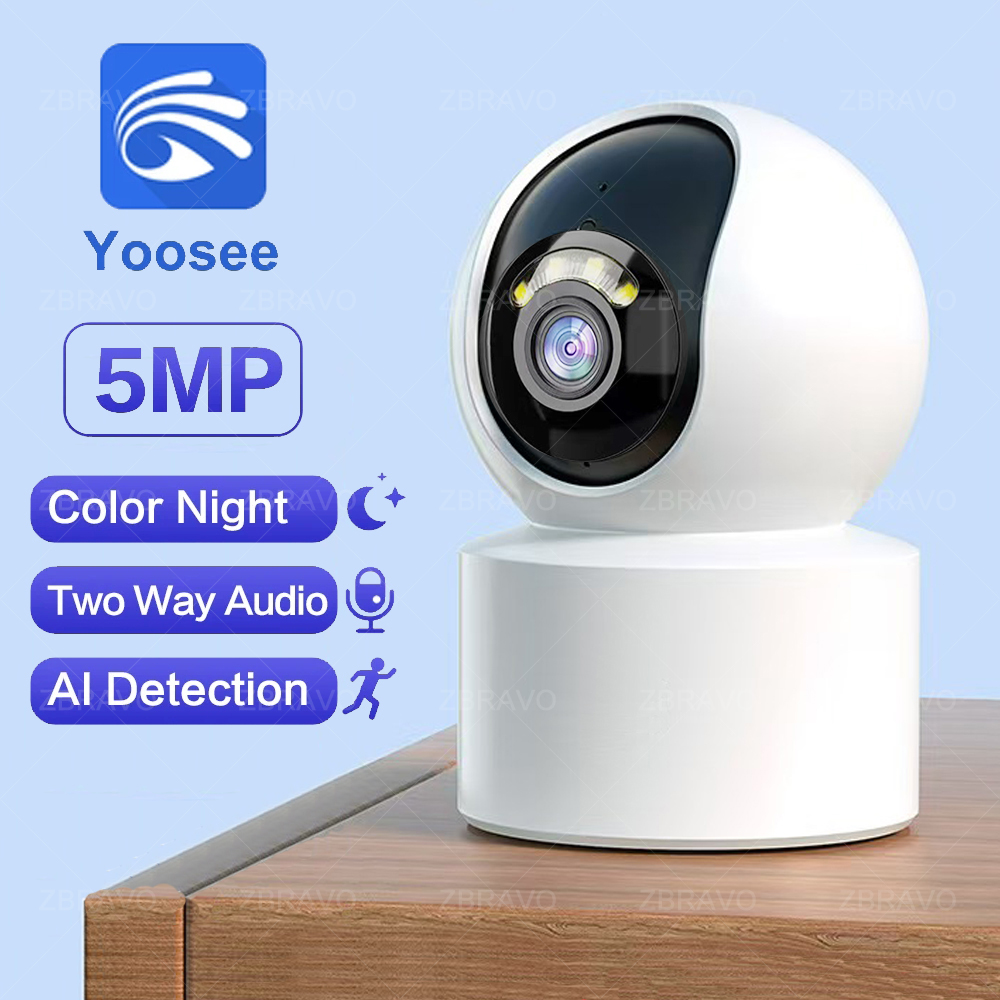 Home Security Lidar - Yoosee 5MP WiFi Beveiliging PTZ Indoor