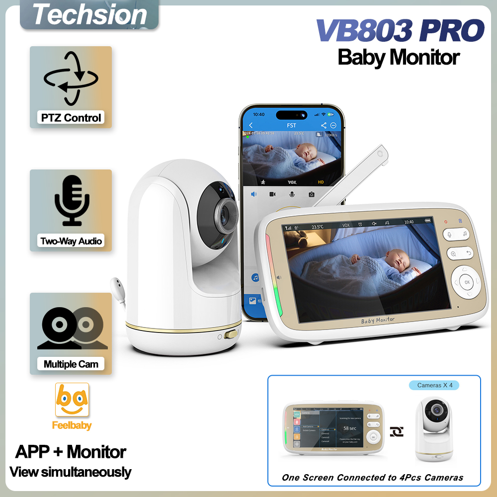 Home Security Lidar - VB803 PRO HD 720P Babyfoon WIFI
