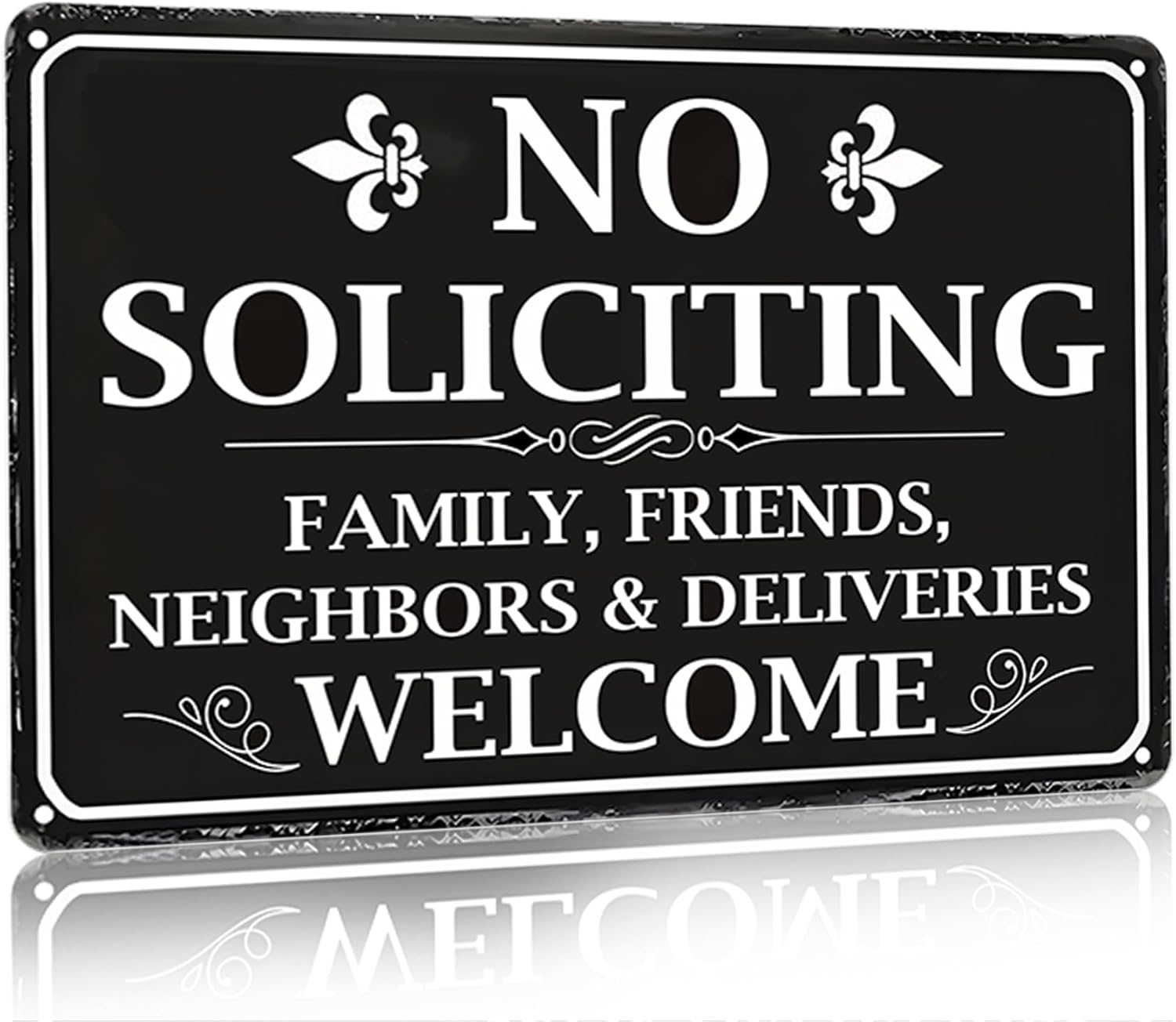Home Security Yard Sign - Geen verzoeken om aandacht te krijgen;