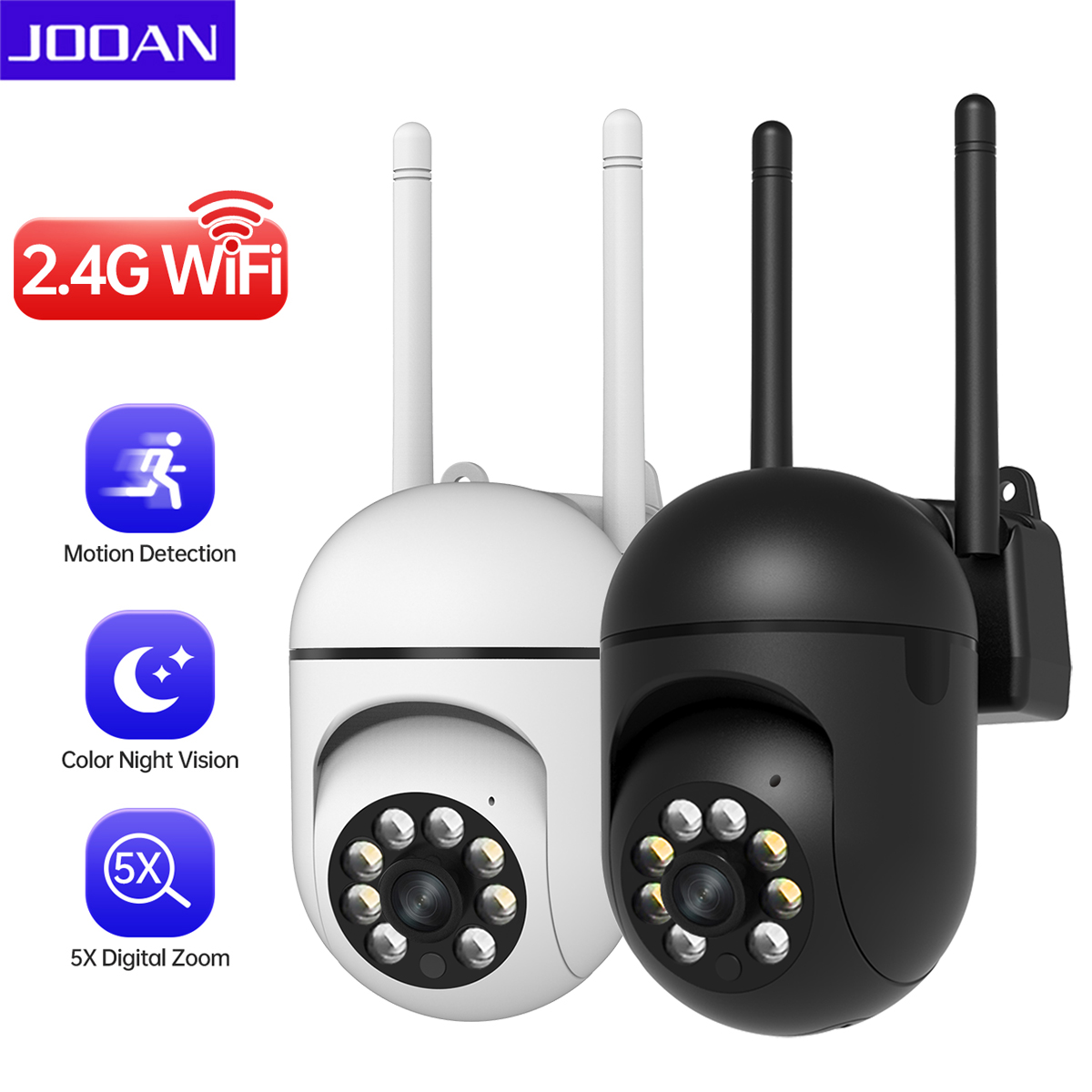 Home Security Lidar - JOOAN 1296P PTZ IP-camera Smart Home