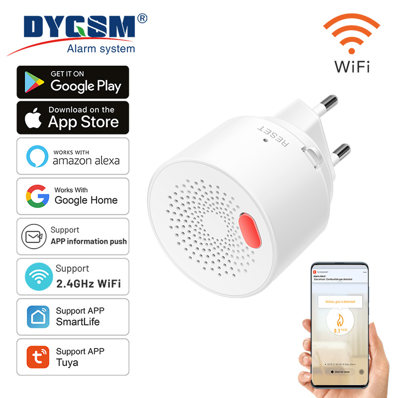 Home Security Tools - Tuya Smart Home Wifi Aardgas Sensor