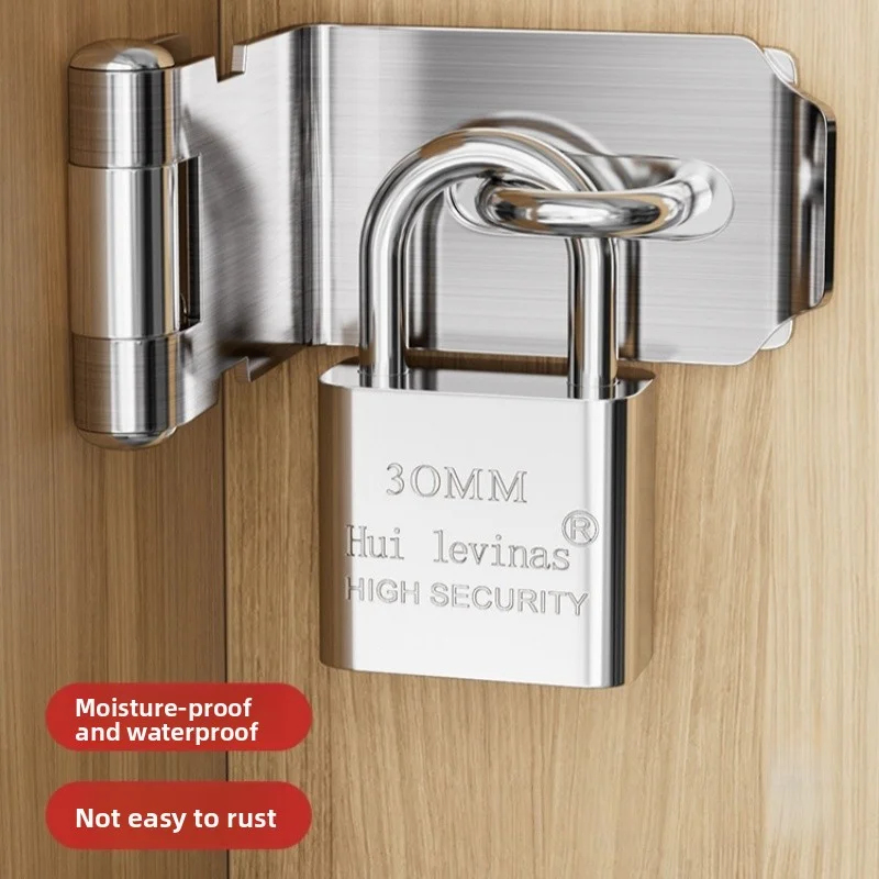 RVS rechthoekige deurhasp, 90° - Home Security Tapo recensie en prijs