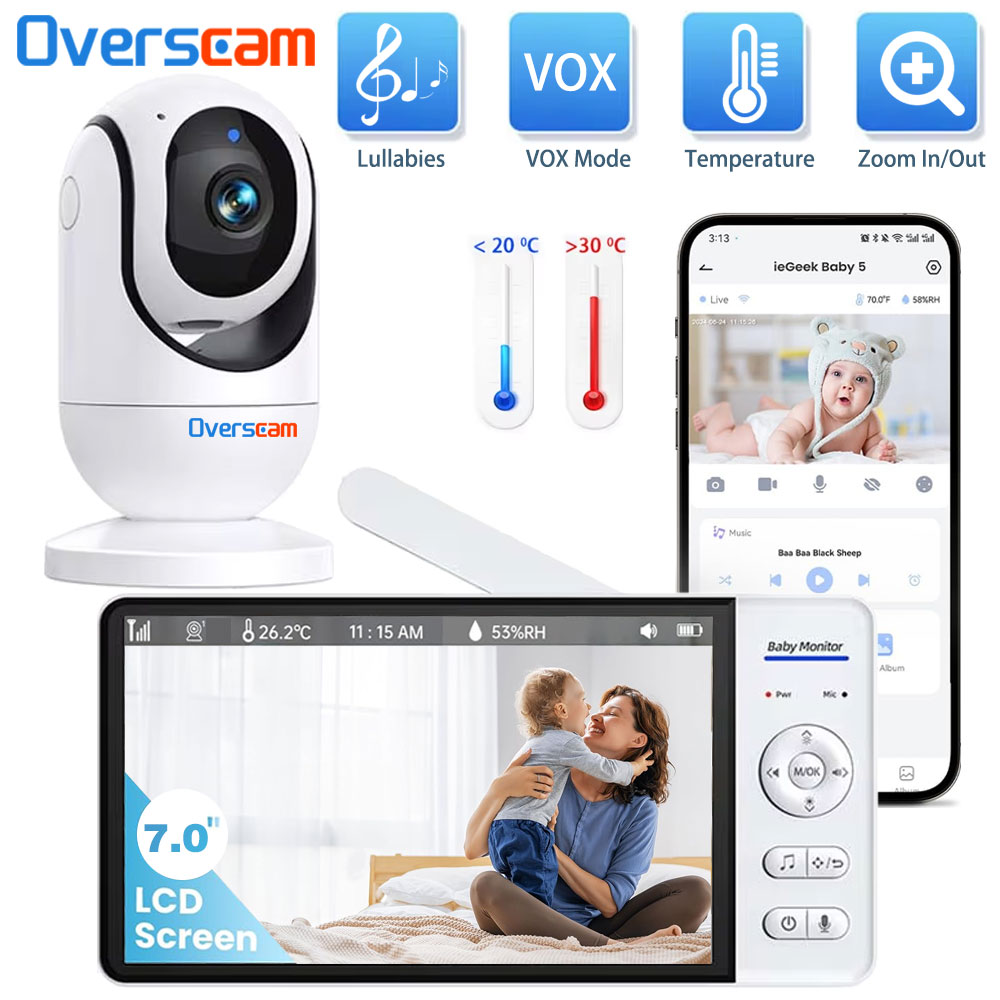 7.0 Inch Scherm Babyfoon 5000m - Home Security Cameras Uk recensie en prijs
