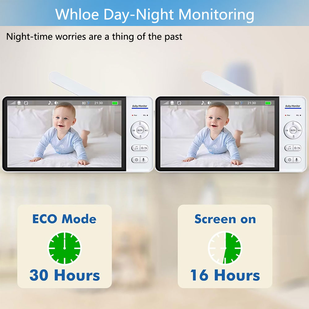 7.0 Inch Scherm Babyfoon 5000m - Home Security Cameras Uk recensie en prijs