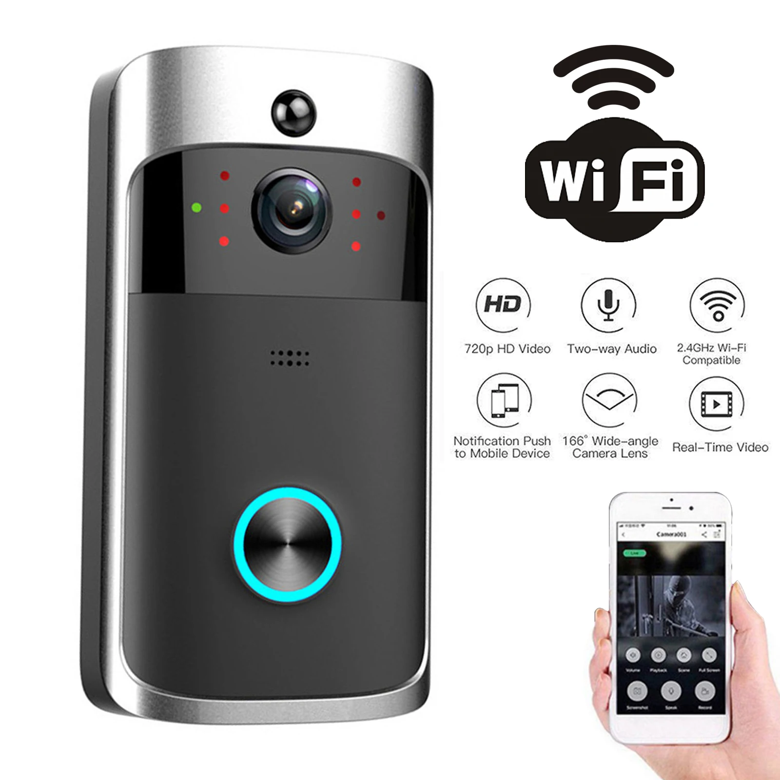 2026 NIEUWE V5 Video Deurbel W - Home Security Lidar recensie en prijs
