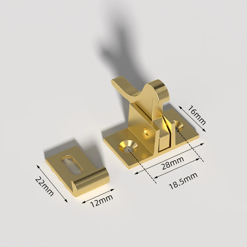 1 Set Messing Klink Lock Gesp  - Home Security Tapo recensie en prijs