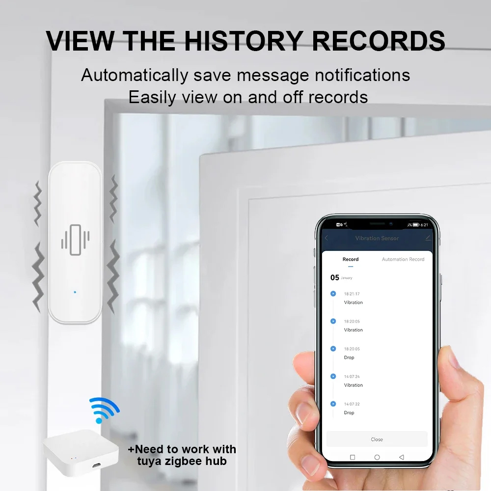 Smart ZigBee Trillingssensor A - Home Security Tools recensie en prijs