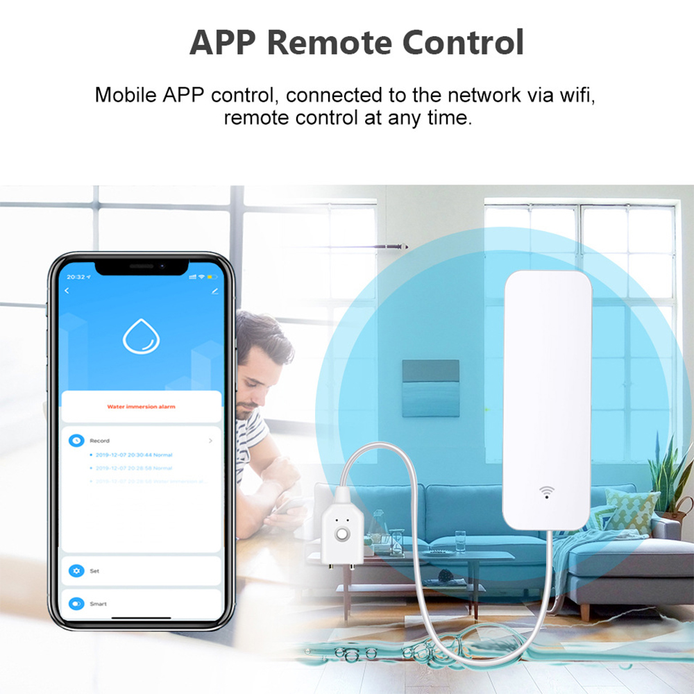 Tuya WiFi waterleksensor, wate - Home Security Tools recensie en prijs