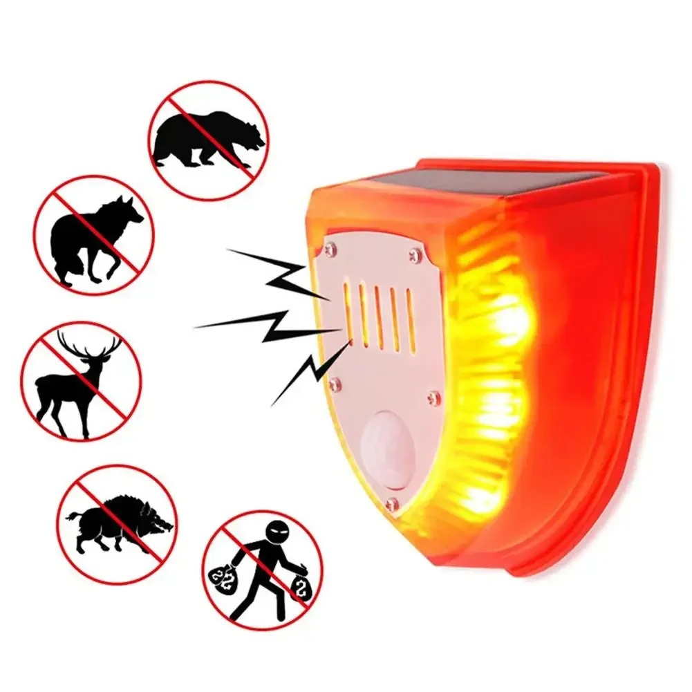 Buiten solar aangedreven 3-mod - Home Security Yard Sign recensie en prijs
