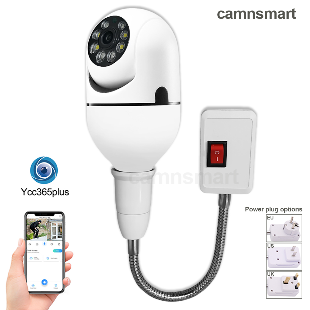 3MP Mini Camera Wifi E27 Lamp  - Home Security Cameras Uk recensie en prijs