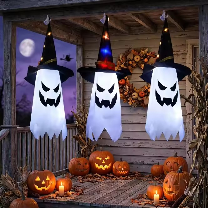 Halloween Gloeiende Heksenhoed - Home Security Yard Sign recensie en prijs