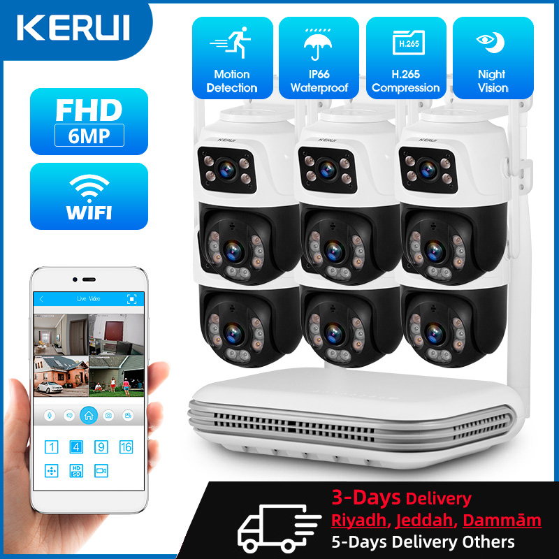 KERUI Waterdichte 6MP HD Draad - Home Security Video recensie en prijs