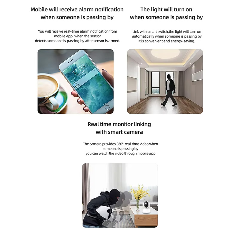 Slimme PIR-bewegingssensor WiF - Home Security Tools recensie en prijs