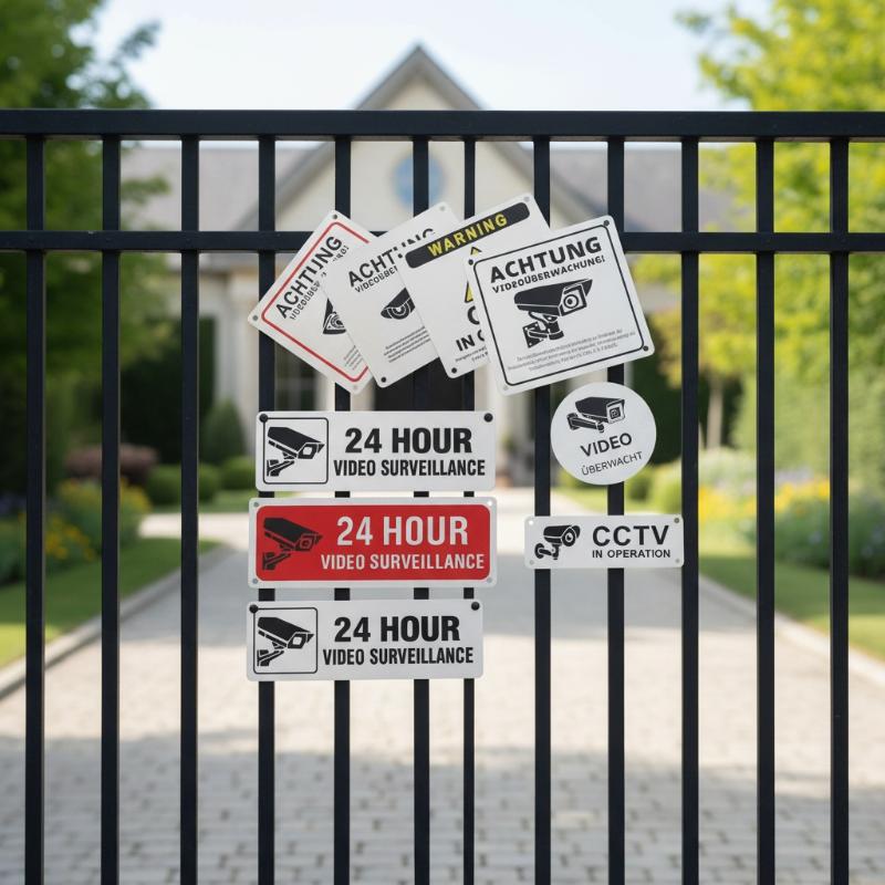 24-uurs videobewaking borden,  - Home Security Yard Sign recensie en prijs