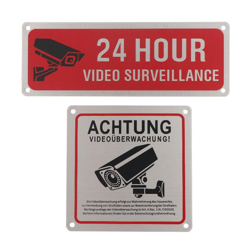 24-uurs videobewaking borden,  - Home Security Yard Sign recensie en prijs