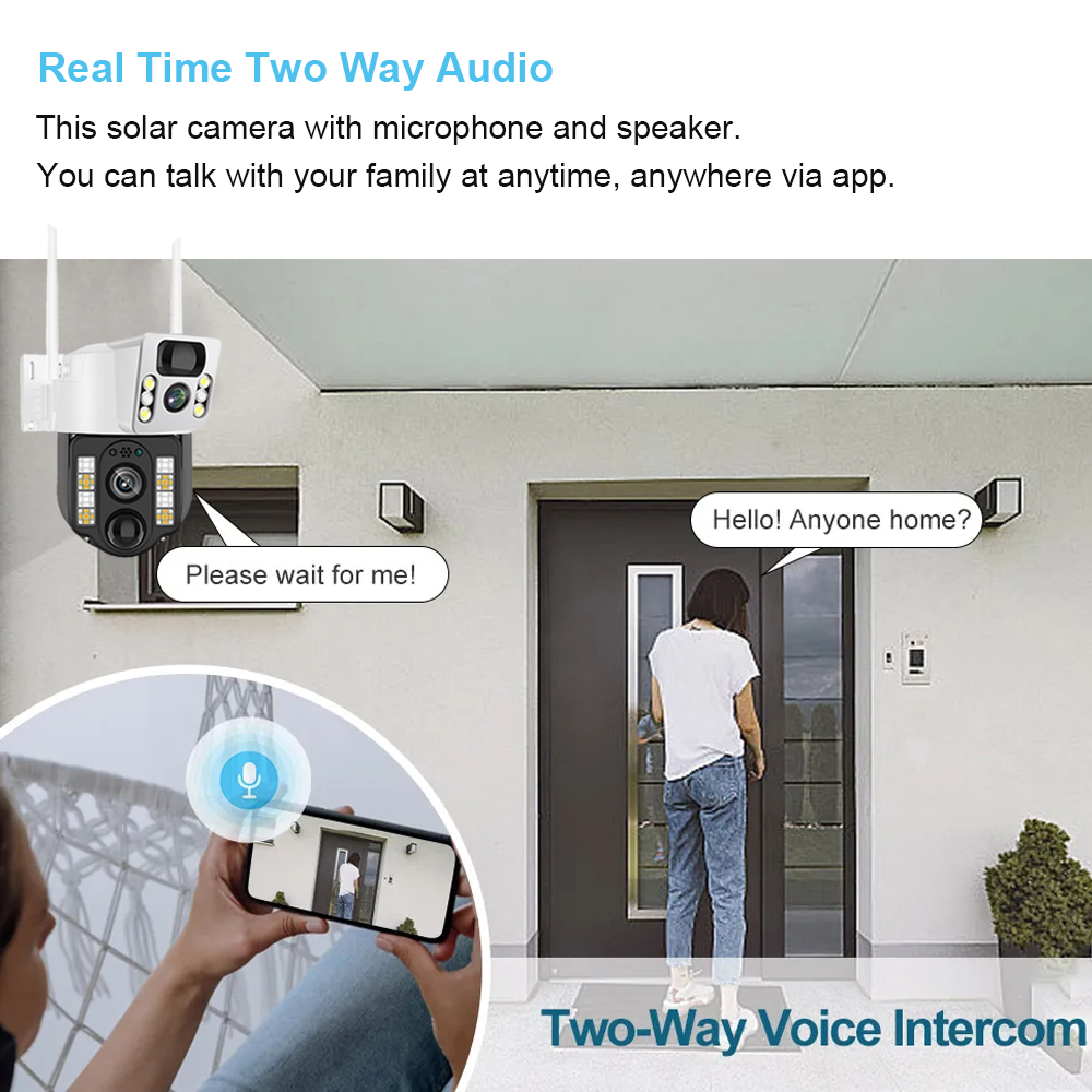 Wifi/4G Zonne-Camera Ip Cctv B - Home Security Lidar recensie en prijs
