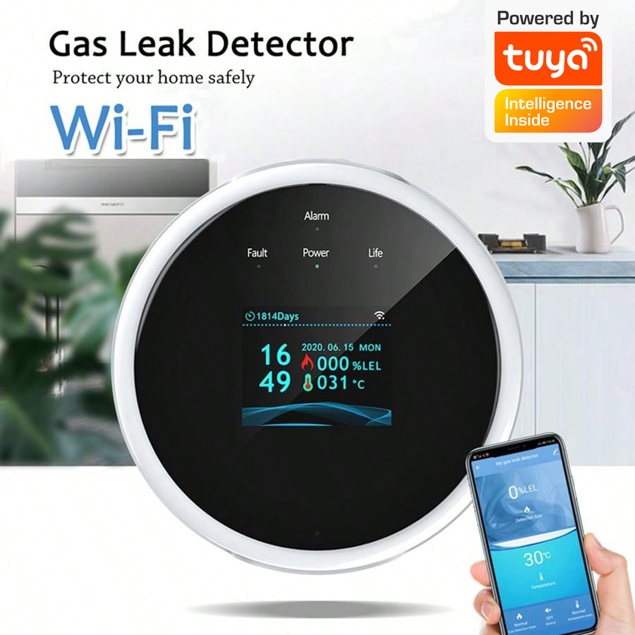 2.4G WiFi Gasalarmsensor Brand - Home Security Tools recensie en prijs